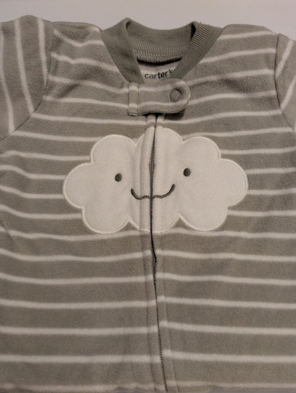 Carter's Sleep & Play Pajama - Grey Cloud